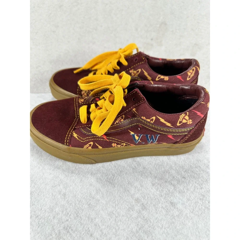 Vans Vivienne Westwood Anglomania Old Skool Burgundy Gum Mens 3.5 W5